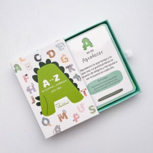 Cartas A–Z de gratitud para niños y niñas
